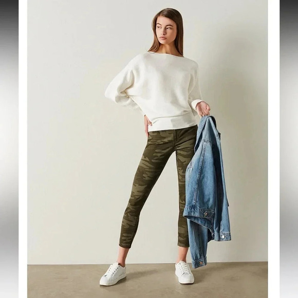 Levi's® 711 Camo Crop Ankle Skinny Jeans Size 29 - Picture 5 of 14